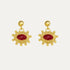 Zand Ruby Drop Earrings | Sustainable Jewellery by Ottoman Hands